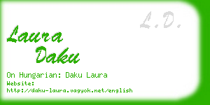 laura daku business card